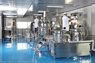 化妆品工厂车间生产现场拍摄