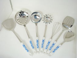 皇晶厨具七件套图片,韩式厨具批发,不锈钢精美厨具订做 生产 河北韩国风情厨具