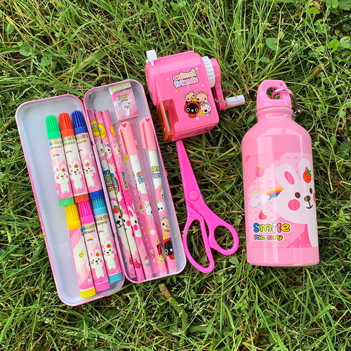 开学儿童幼儿园小学生学习用品水杯文具套装礼盒生日礼物奖品批发